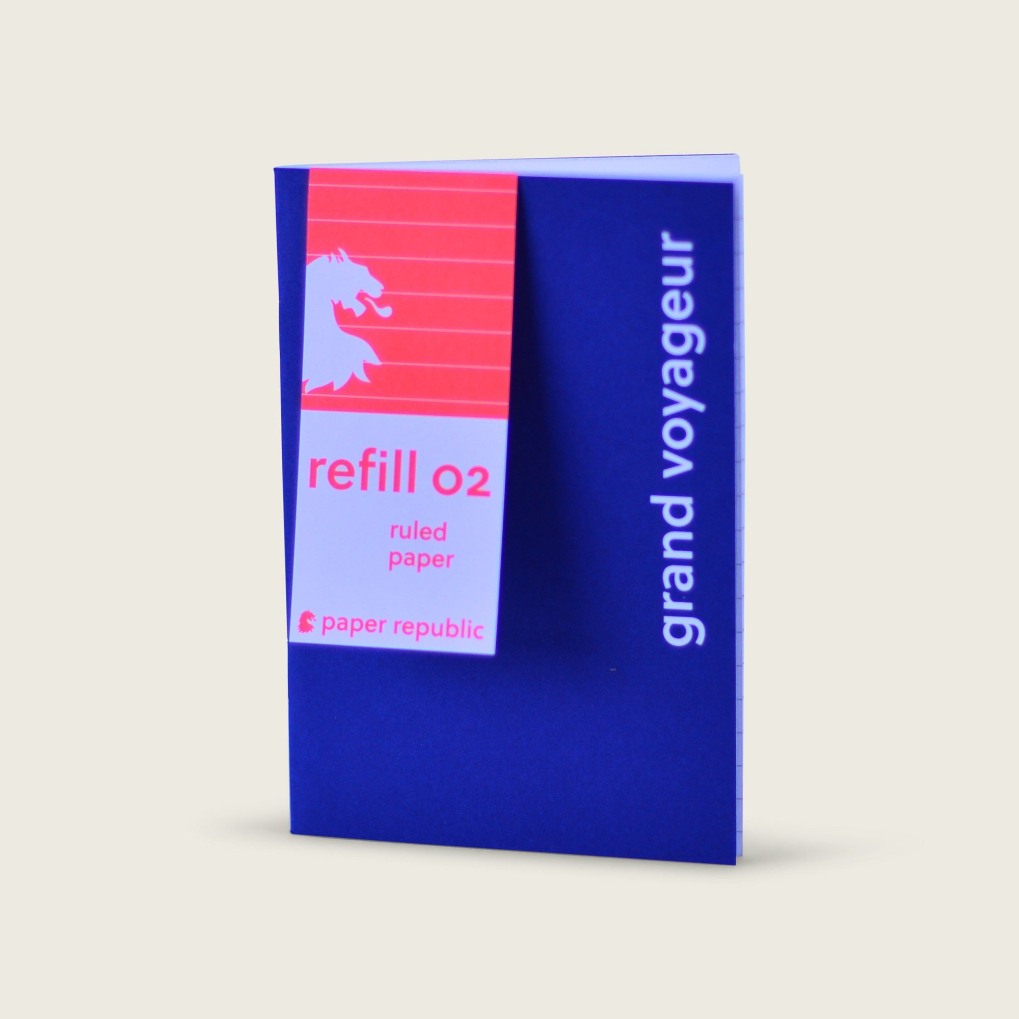 Grand voyageur - leather notebook Refill 02